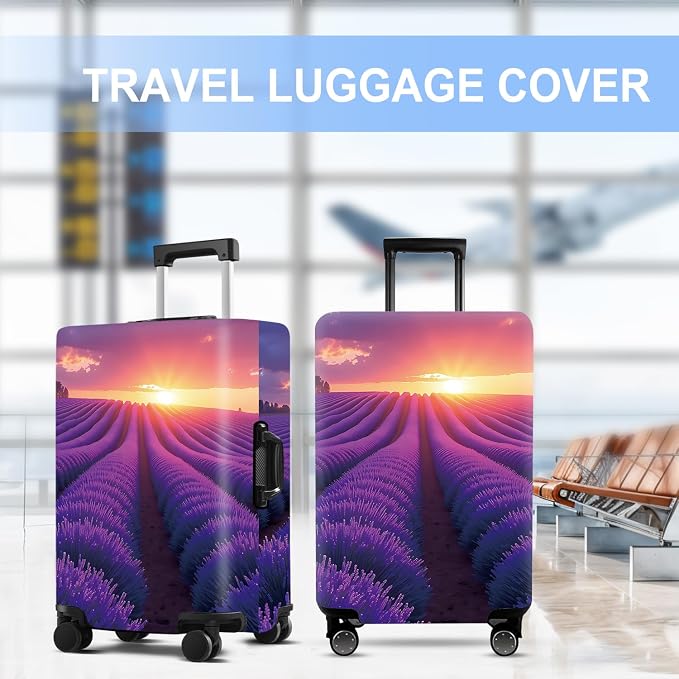 Luggage Cover Washable Suitcase Protector Anti-Scratch, Stretchable Fit - Image 5
