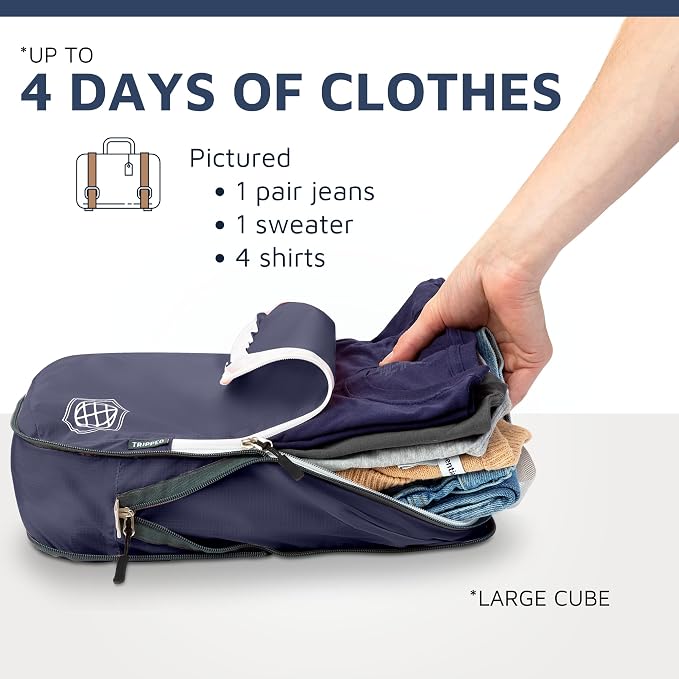 Large Compression Packing Cubes 6 Piece Set - Image 4