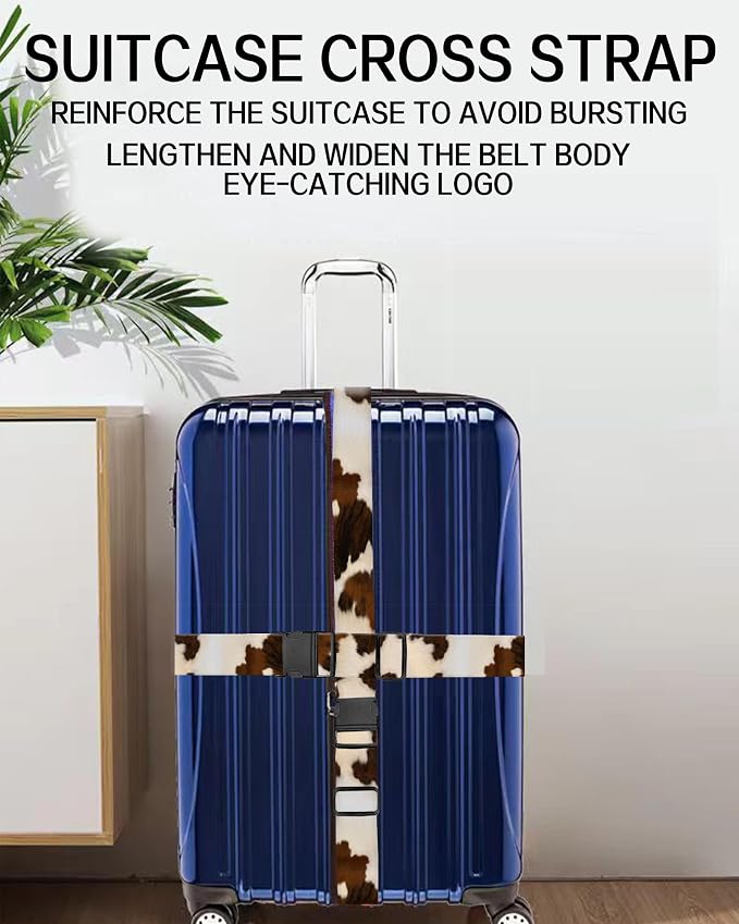 Luggage Straps for Suitcases, Adjustable Travel Belt, Durable Wide Luggage Strap - Image 6
