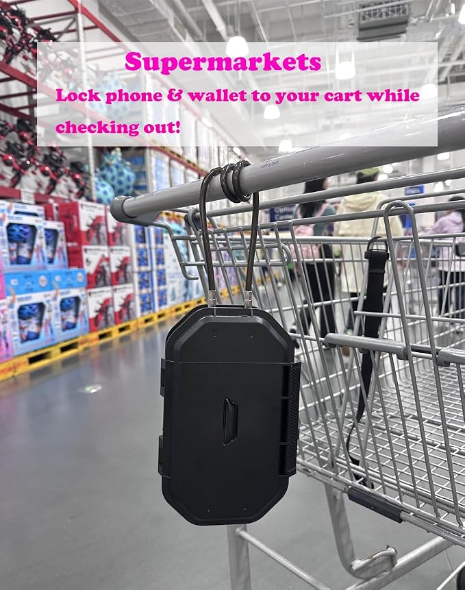 portable Safe Box, Combination Security Case LockBox - Image 3