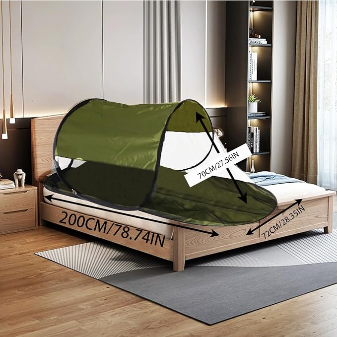 CMINGJ Large Pop Up Mosquito Tent, Portable Foldable Mosquito Net - Image 3
