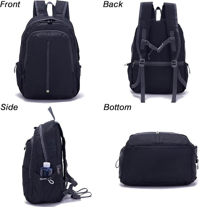YZAOLL 25L Lightweight Packable Hiking Backpack Waterproof Hiking Daypack - Image 6