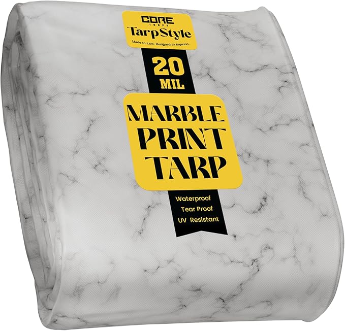 Core Tarps Extreme Heavy Duty 20 Mil Tarp Cover, Waterproof, UV Resistant by CoreTarps