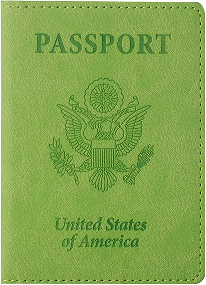 TIGARI Passport Holder for Travel Women Men, PU Leather Passport Wallet Cover by TIGARI