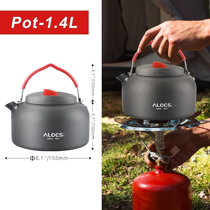 Alocs Camping Cookware Set - Image 4