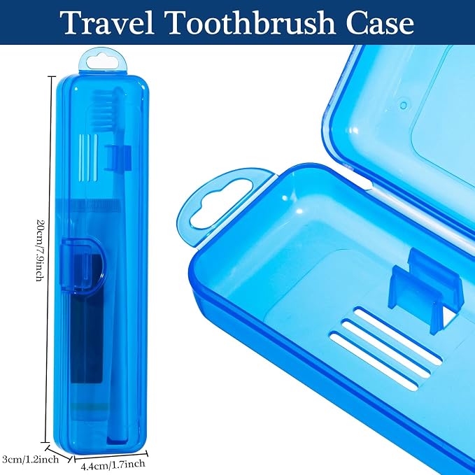 Toothbrush Travel Case 2 Pack, 7.87 x 1.85 x 1.18” - Image 2