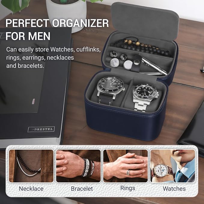 CONBOLA 2 Watch Travel Case for Men - Image 2