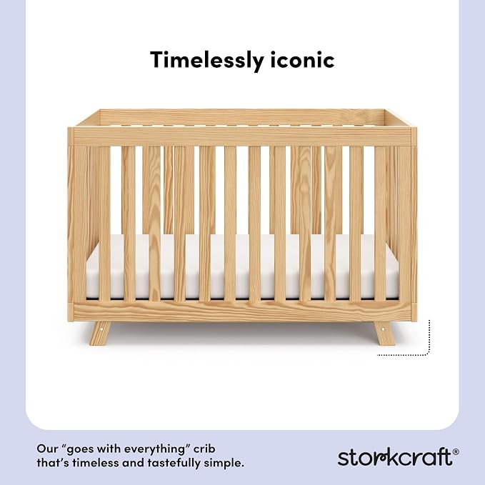Storkcraft Beckett Grow-with-Me Convertible Crib – GREENGUARD Gold Certified - Image 4