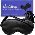 Umisleep 100% Pure Mulberry Silk Sleep Mask, 22 Momme 6A Soft & Smooth Fibers by Umisleep