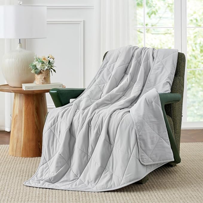 Cozy Bliss Cooling Blanket for Hot Sleepers, Q-Max 0.4 Cooling Comfort Throw - Image 8
