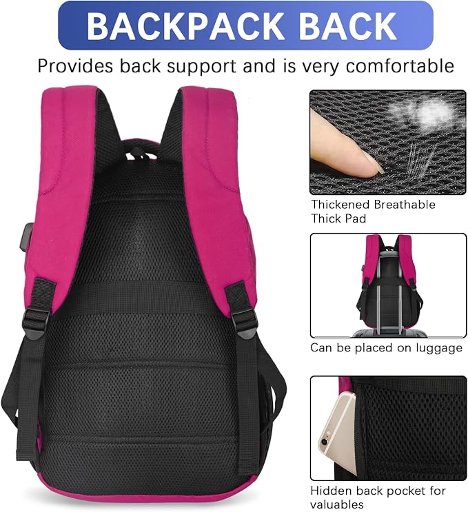 LARIPOP Travel Laptop Backpack, 15.6 Inch Business Laptop backpack - Image 4
