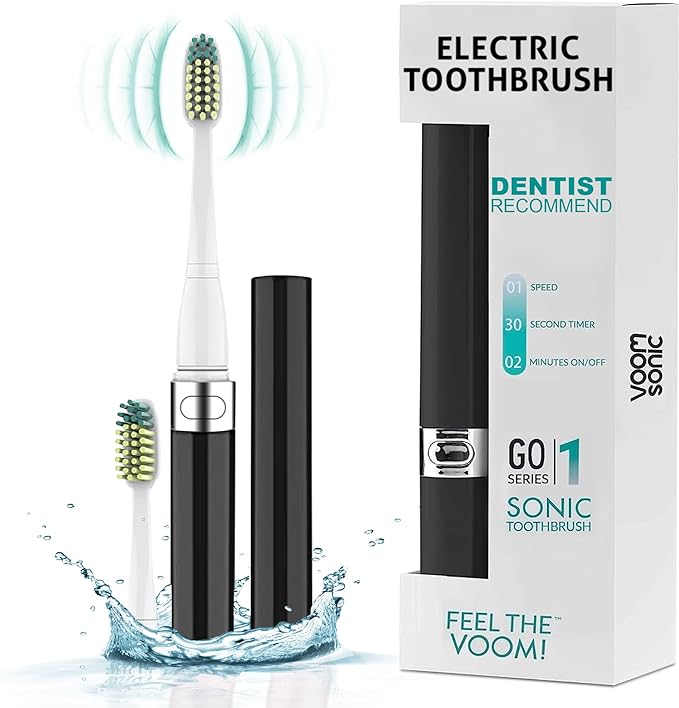 Voom Sonic Go 1 Series Travel Electric Toothbrush | Travel Toothbrushes by VoomSonic