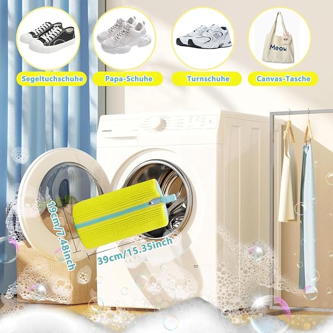 2Pcs Shoe Washing Machine Bags, Laundry Shoe Bags - Image 2