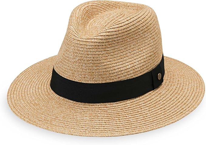 Wallaroo Hat Company Women’s Petite Palm Beach Fedora – UPF 50+ UV Protection by WallarooHatCompany