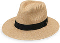 Wallaroo Hat Company Women’s Petite Palm Beach Fedora – UPF 50+ UV Protection by WallarooHatCompany