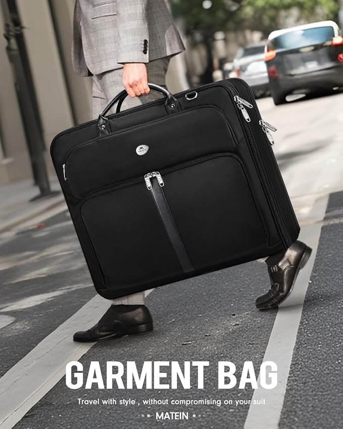 MATEIN Mens Garment Bags for travel, Large Travel Suit Bag Up to 7 Suits - Image 7