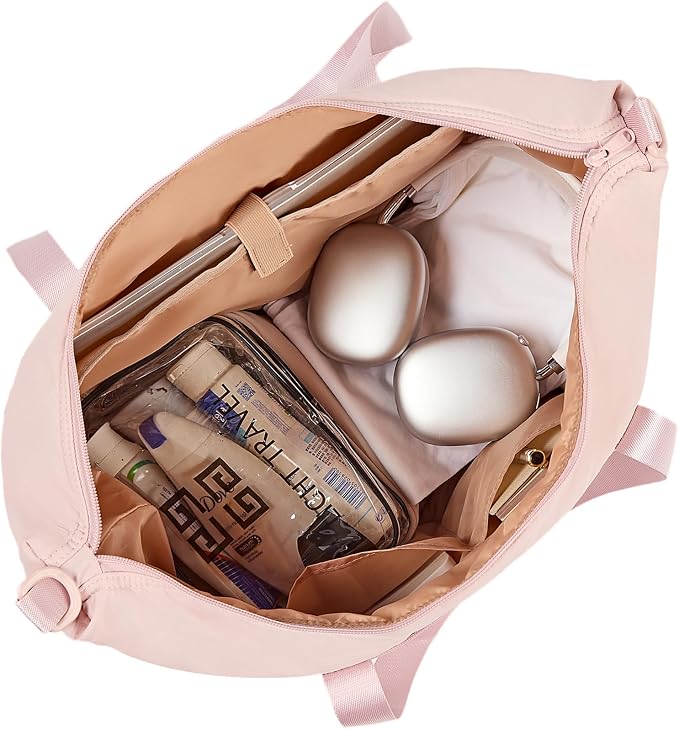 NISHEL Women's 2-in-1 Weekender Duffle Bag, Large Capacity Duffle Bag - Image 3