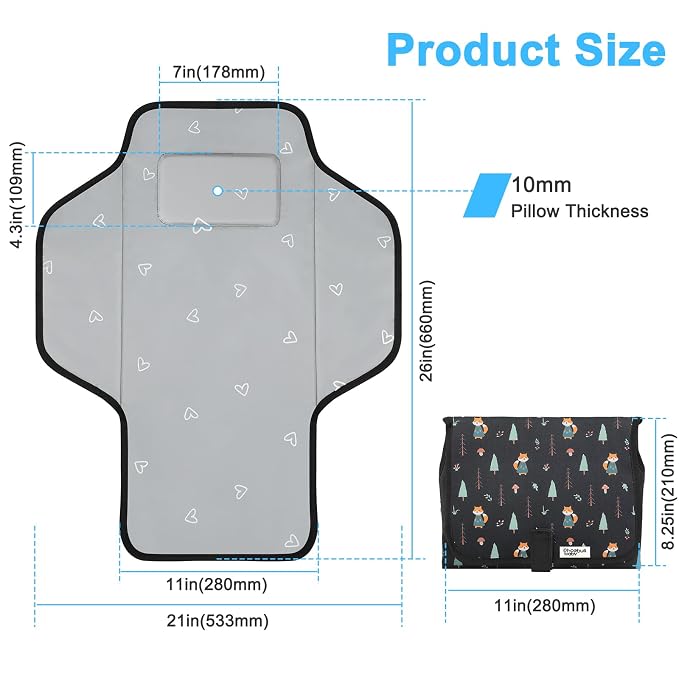 Baby Portable Changing Pad Travel - Image 4