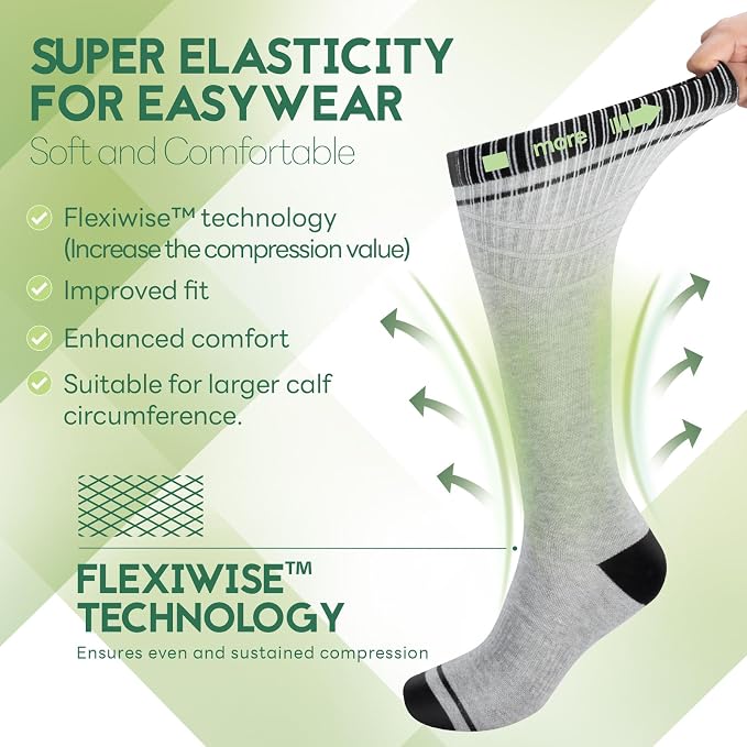 Bamboo Viscose Compression Socks - Image 3
