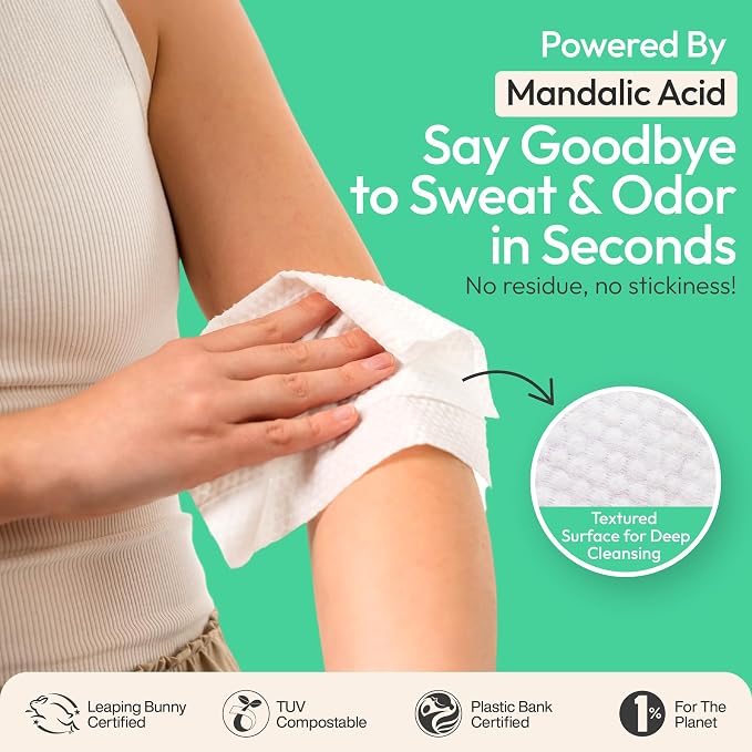 FOMIN Acidified Travel Deodorant Wipes - Image 7