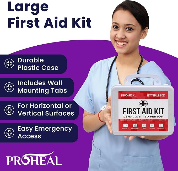 50 Person OSHA Compliant First Aid Kit - Image 5