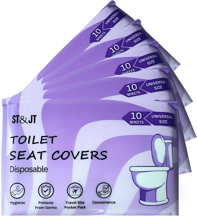 ST&JT Disposable Toilet Seat Covers by Unknown