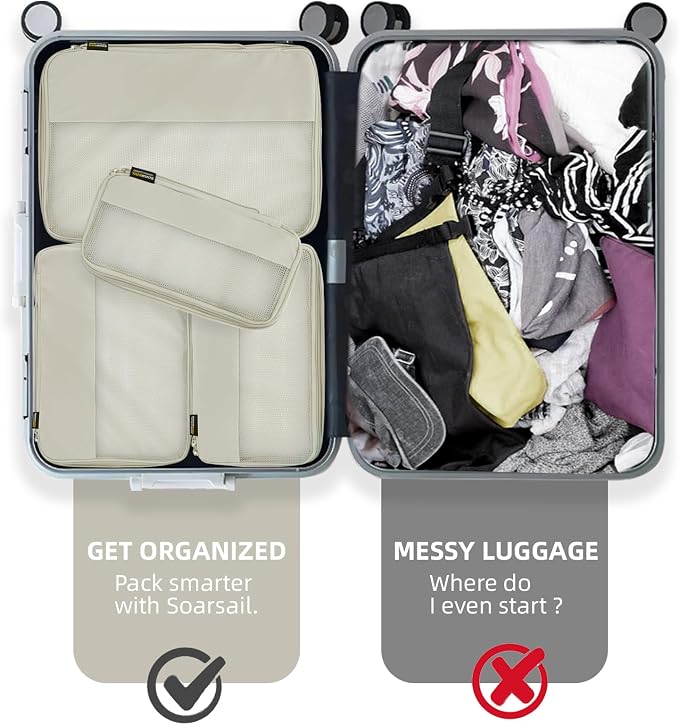 4 Piece Compression Packing Cubes - Image 6