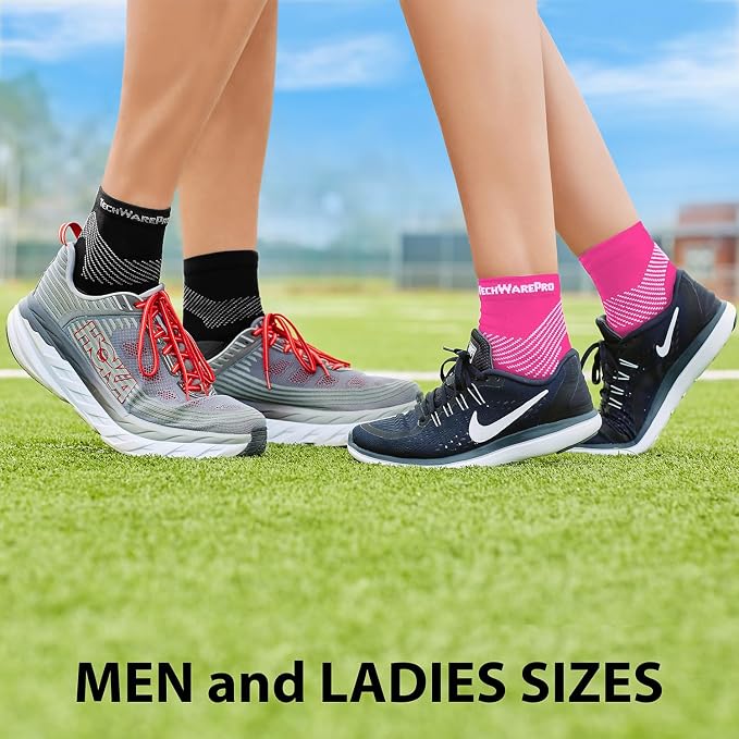 TechWare Pro Plantar Fasciitis Socks – Cushion Ankle Compression Socks Women & - Image 4