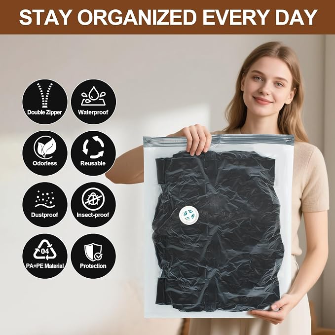 20 Pack Vacuum Storage Bags, Space Saver Bags - Image 5