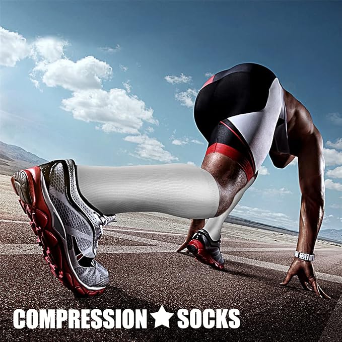 CHARMKING Compression Socks for Women & Men Circulation 15-20 mmHg is Best - Image 2