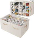 Shoe Organizer for Closet 2 Pack, Foldable Shoe Box by TOPIAHOME