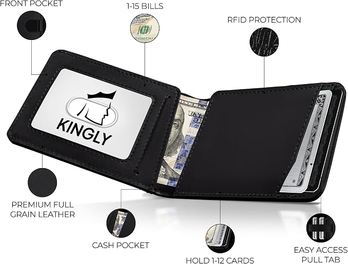 Kingly Cash Pocket Slim Wallet for Men - Image 2