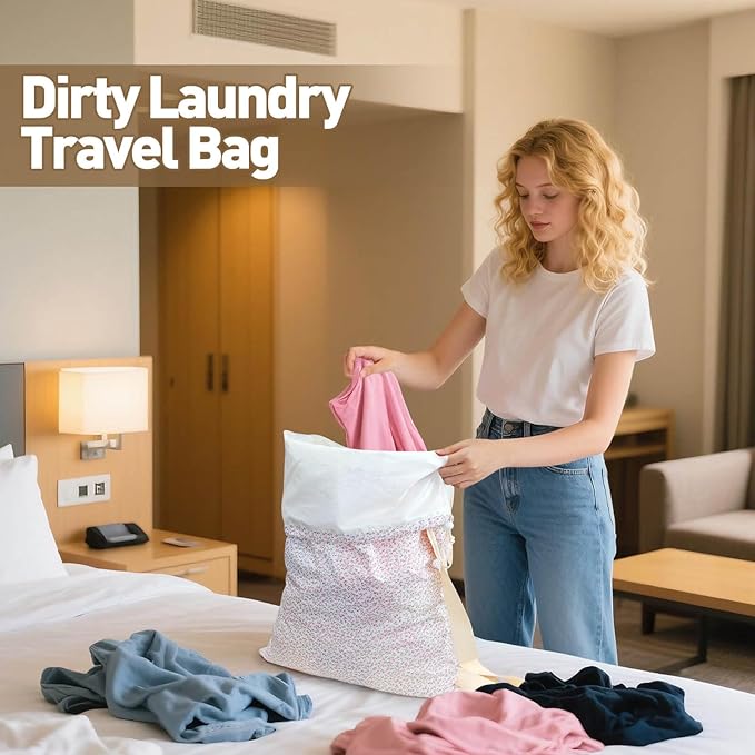 College Laundry Bag, Dirty Clothes Laundry Bag - Image 3