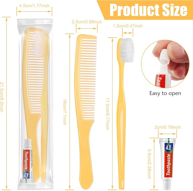 NICEMOVIC 30 Pack Disposable Toothbrushes Bulk - Image 3