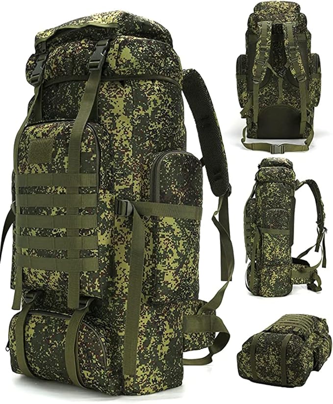 King'sGuard 70L Camping Hiking Backpack Tactical Backpack Military Molle by King%27sGuard