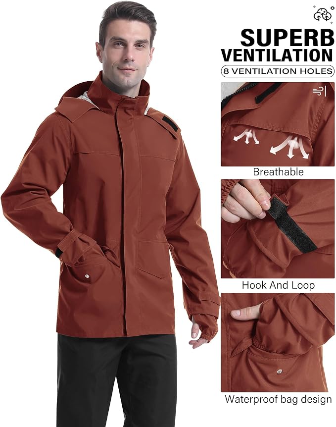 iCreek Rain Suit Waterproof Jacket - Image 2