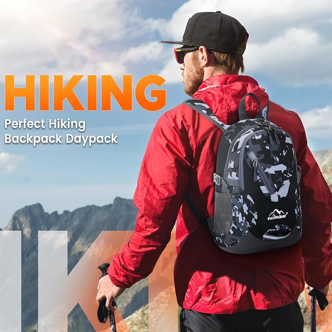 sunhiker Small Cycling Hiking Backpack Water Resistant Travel Backpack - Image 6