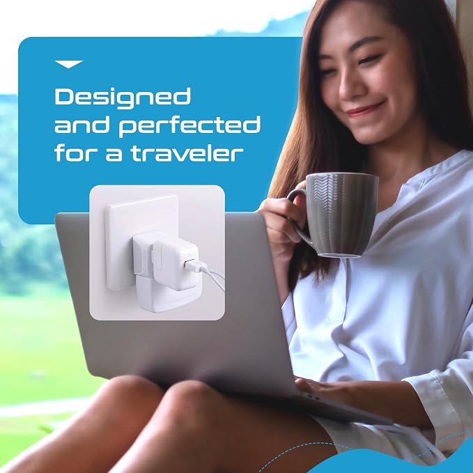 Ceptics UK Travel Plug Adapter, 2 in 1 Type G Adapter, US to UK Adapter - Image 7
