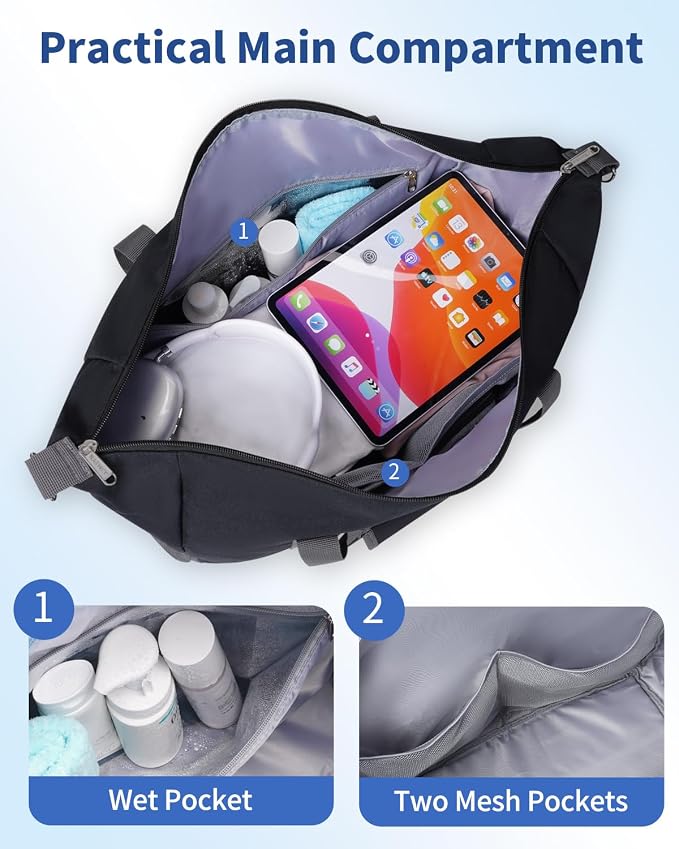 Narwey 18x14x8 Inches Travel Bag Spirit Airlines Frontier Personal Item Bag - Image 3
