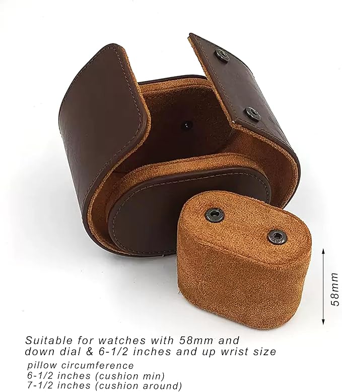 Longjet Watch Roll Travel Case for Men Portable Watches Organizer Box - Image 4