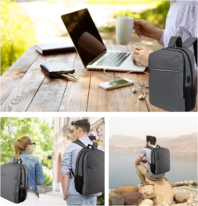 Laptop Backpack for Men Women, Travel Business Backpack - Image 2