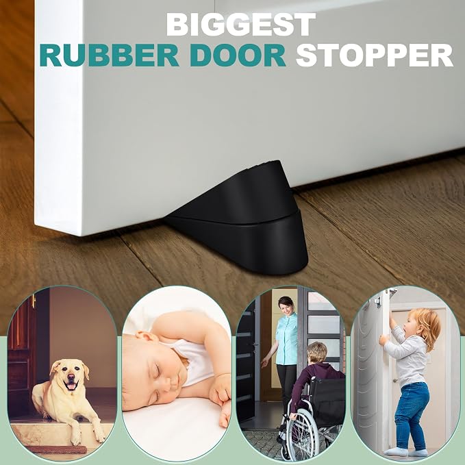Frienda 16 Pack Large Door Stoppers Heavy Duty Rubber Stopper - Image 7