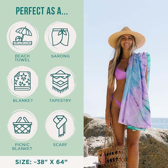 Sand Cloud Turkish Beach Towel - Image 4