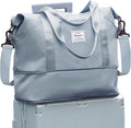 Travel Duffel Bag, Sports Tote Gym Bag, Shoulder Weekender Overnight Bag by WONHOX