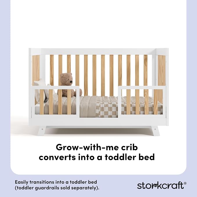 Storkcraft Beckett Grow-with-Me Convertible Crib – GREENGUARD Gold Certified - Image 5