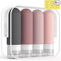 ME.FAN Travel Bottles for Toiletries, TSA Approved 3oz Silicone Journey Size by MEFAN