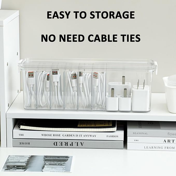 Yesesion Plastic Cable Organizer Box - Image 2