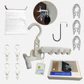 Over The Door Hooks Hanger, Foldable Portable Folding Hangers, Hanging Rack by ZCircle