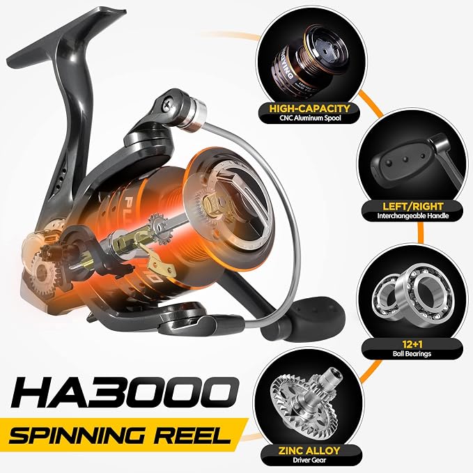 PLUSINNO Fishing Rod and Reel Combos - Image 6