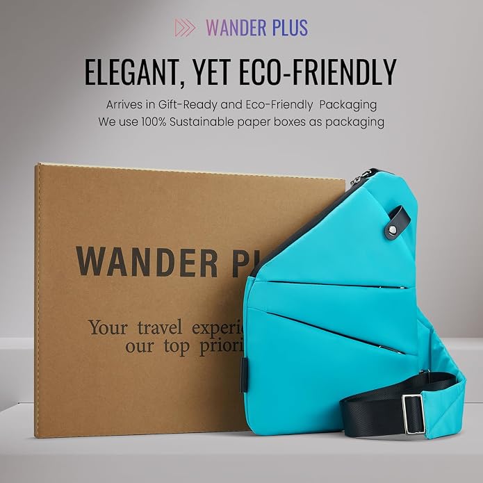 WANDER PLUS® Anti Theft Crossbody Travel Bag - Image 7